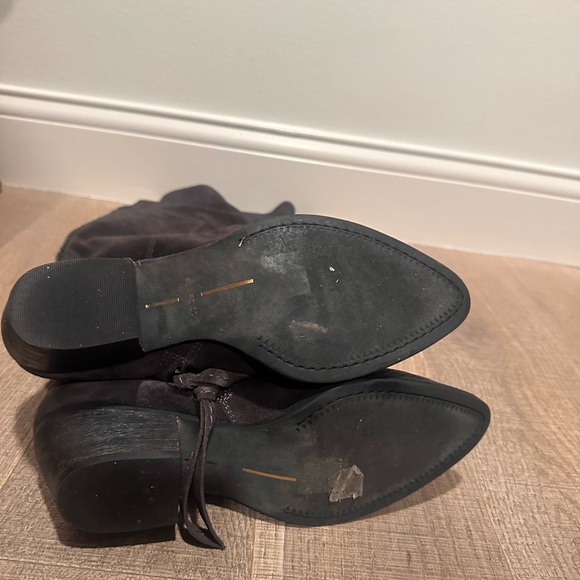 Dolce Vita Chocolate Suede Over-the-Knee Boots - Picture 4 of 4